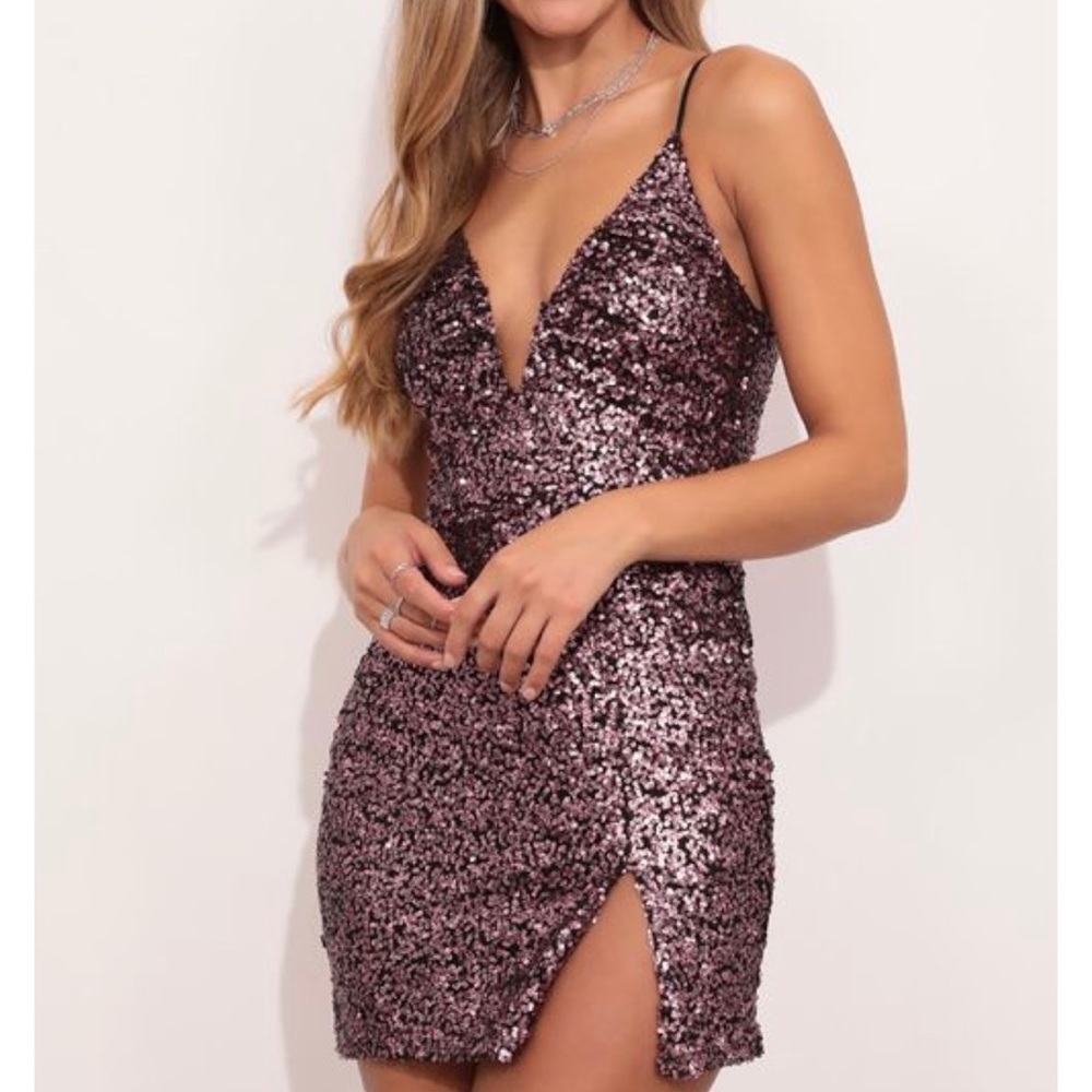 Lucy in the Sky | Sequin Mini Dress